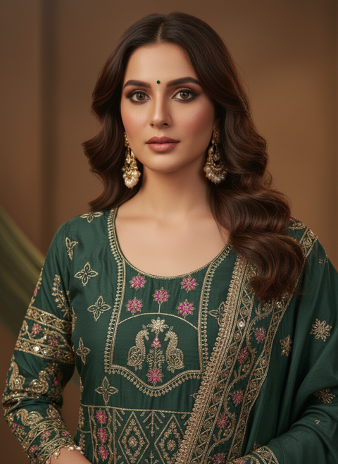 Premium Designer Party Wear Dhoti Salwar Set for Women